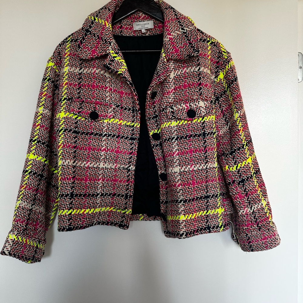 Multicolor Tweed Jacket